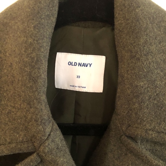 Old Navy Olive Peacoat - perfect condition - Picture 6 of 7